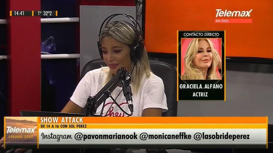 Graciela Alfano, Sol Pérez, Radio Latina