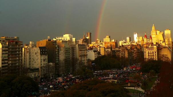Las mejores 10 fotos de la Marcha Federal Universitaria contra el Gobierno por la educación