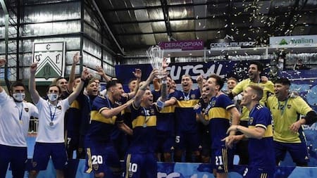 Boca campeón de futsal del Torneo Transición 2020
