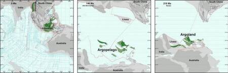 El desplazamiento de Argolandia. Foto: Universidad de Utrecht.