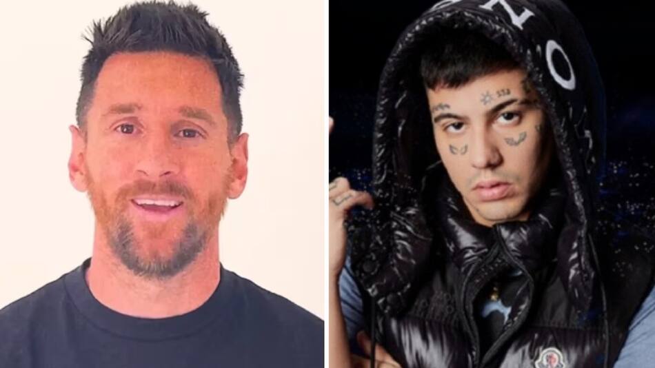 Lionel Messi y Duki