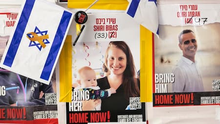 Israel pide justicia por Shiri Bibas. Foto: EFE/Abir Sultan