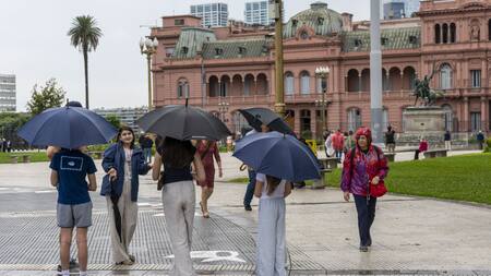 Lluvias y tormentas en la Ciudad de Buenos Aires. Foto: Daniel Vides/NA.