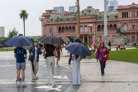 Lluvias y tormentas en la Ciudad de Buenos Aires. Foto: Daniel Vides/NA.