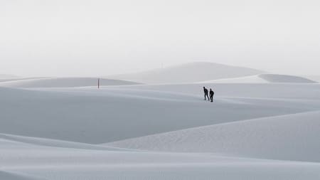 Parque Nacional White Sands, Estados Unidos. Foto Instagram @nickstirbis.