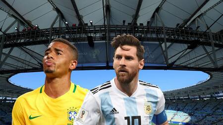 Copa América 2019, Brasil vs Argentina, Gabriel Jesus. Lionel Messi, DIARIO 26
