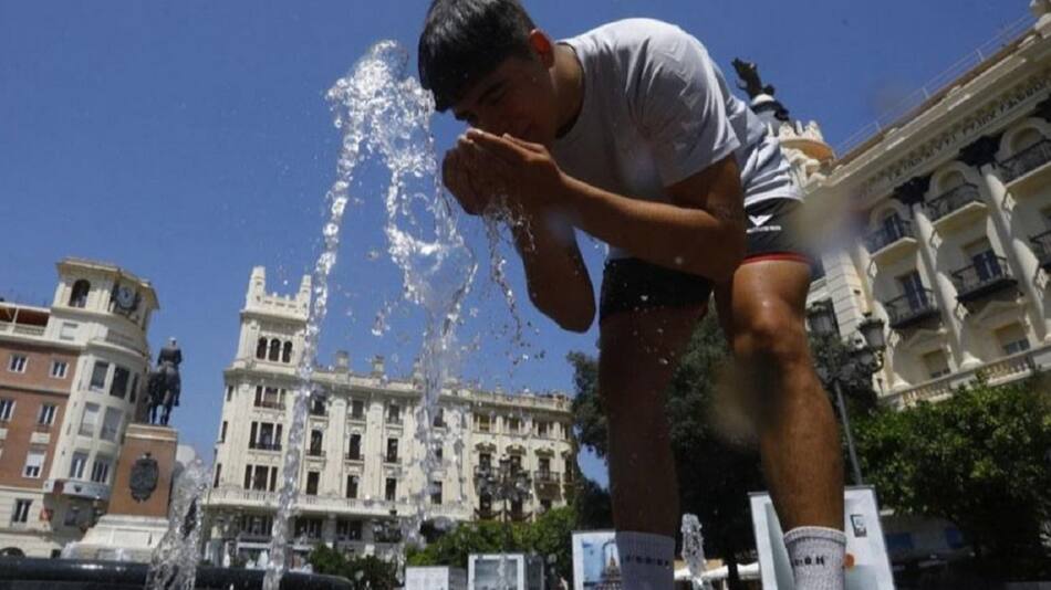 Ola de calor en Italia. Foto: Reuters