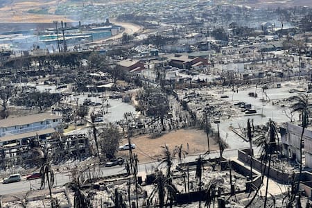 Incendios en Hawai. Foto: Reuters.