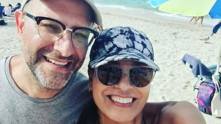 Adrián Seltzer, 53 años, estaba casado con Laura Leguizamón, de 51. (Foto: Instagram Laura Leguizamón)