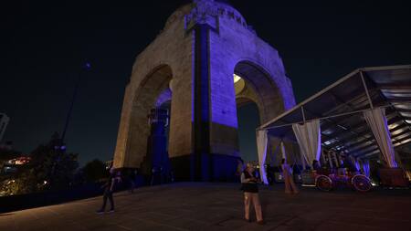 La Hora del Planeta, en Ciudad de México. Foto: EFE.