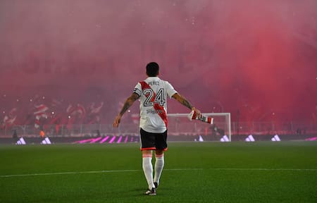 Enzo Pérez; River Plate. Foto: NA.