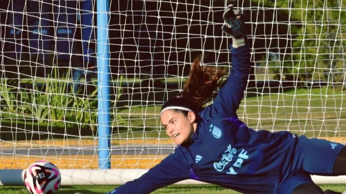 Emilse Jonás en la Selección Argentina. Foto: redes sociales.