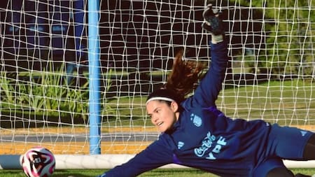Emilse Jonás en la Selección Argentina. Foto: redes sociales.