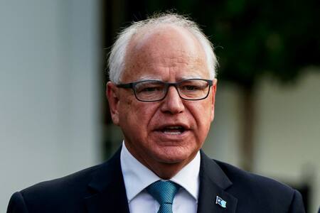 Tim Walz, candidato a vicepresidente de Estados Unidos. Foto: Reuters.