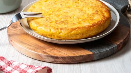 Tortilla de papa; comida.