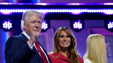 Melania y Donald Trump. Fuene: Reuters