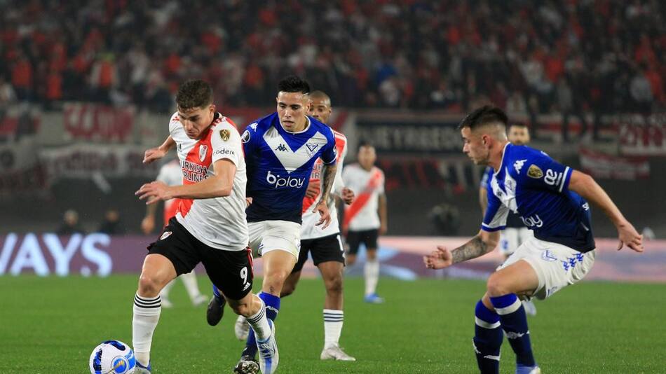 River Plate vs. Vélez Sarsfield, fútbol, NA