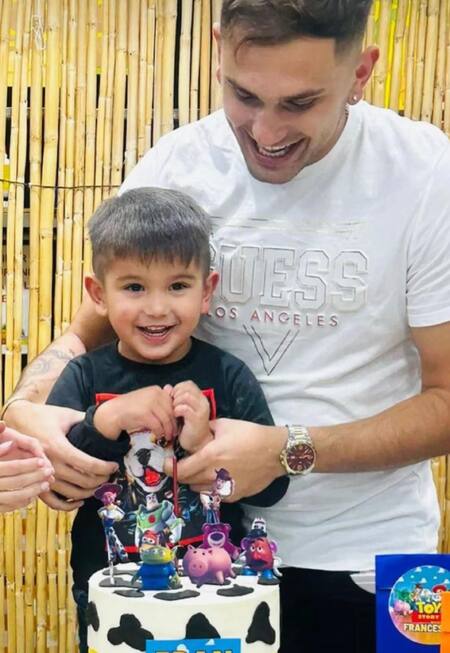 Facundo Ambrosioni junto a Francesco. Foto: Instagram @facundoambrosioniok.