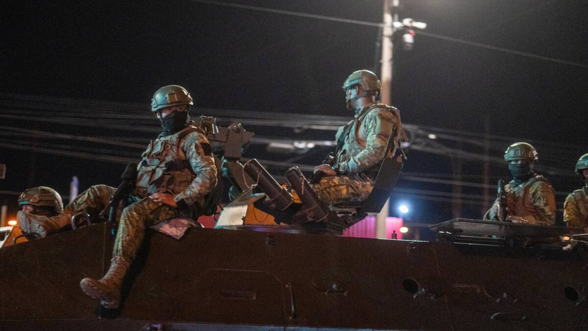 Operativo policial en Ecuador. Foto: EFE