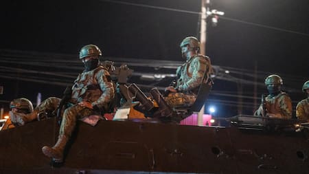 Operativo policial en Ecuador. Foto: EFE