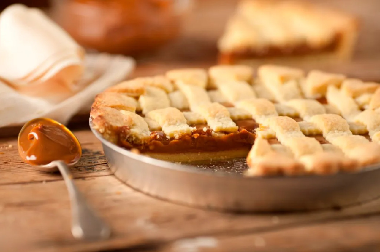 Pastafrola de dulce de leche. Foto: MaruBotanaTV.
