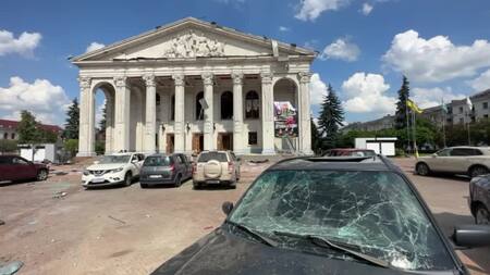 Ataque ruso a Ucrania. Foto: Reuters.