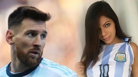 Lionel Messi y Miss Bum Bum, selección argentina, Copa América, fútbol