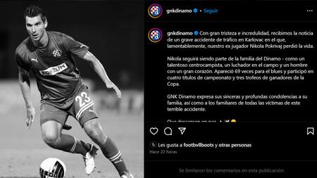 Nikola Pokrivac murió a los 39 años.