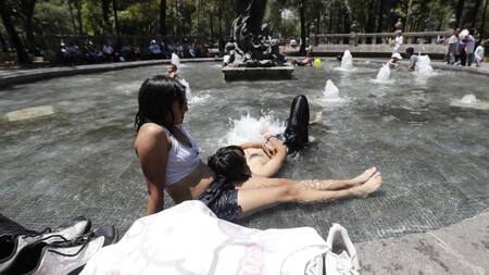 Ola de calor en México. Foto: EFE