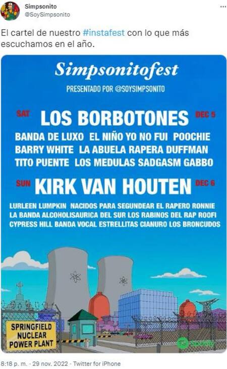 Foto: Twitter/SoySimpsonito
