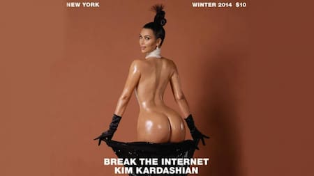 Kim Kardashian. Foto: Revista Paper.