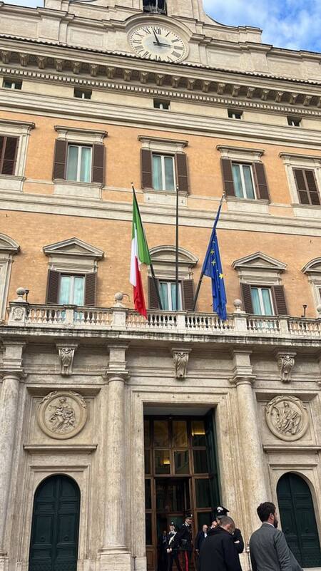 Parlamento Italiano. Foto Twitter @isabelfdzpdrote.