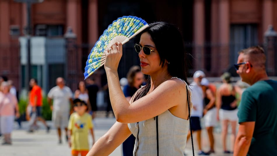 Calor en Buenos Aires, Argentina.