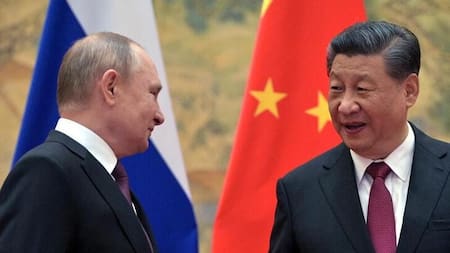 Xi Jinping y Vladimir Putin. Foto: Reuters.
