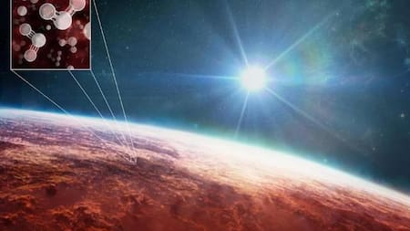 El telescopio James Webb captura la huella atmosférica más profunda del "Saturno caliente". Foto: NA.