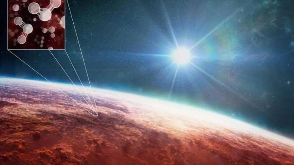 El telescopio James Webb captura la huella atmosférica más profunda del "Saturno caliente". Foto: NA.