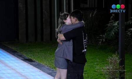 La despedida del Chino y Marisol en Gran Hermano. Foto: Captura.