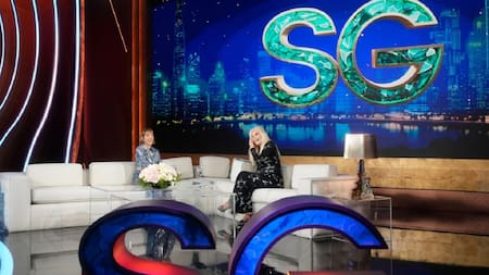 María Becerra junto a Susana Giménez. Foto: Telefe.