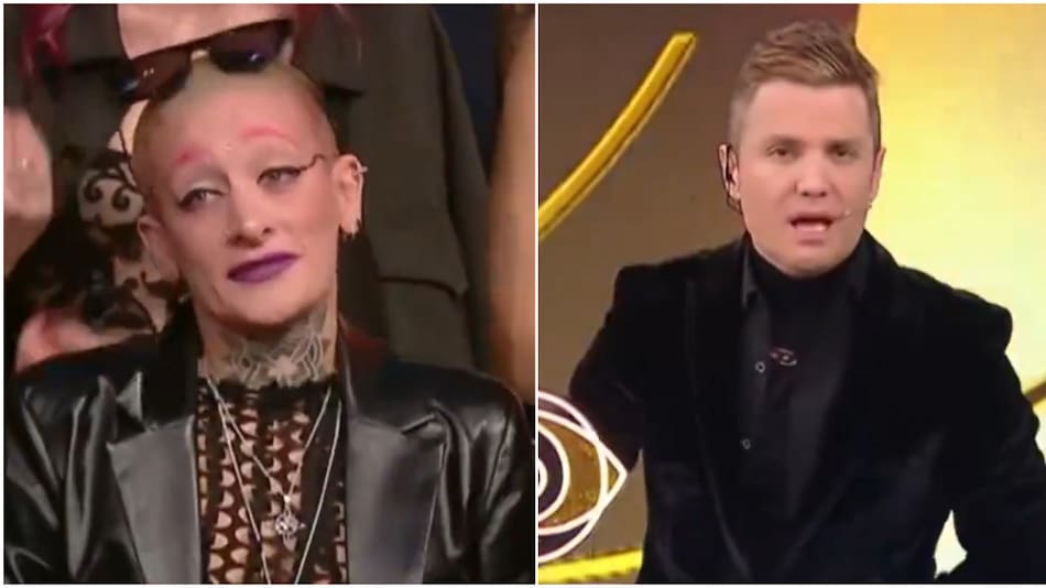 Furia y Santiago del Moro. Foto: captura Telefe.