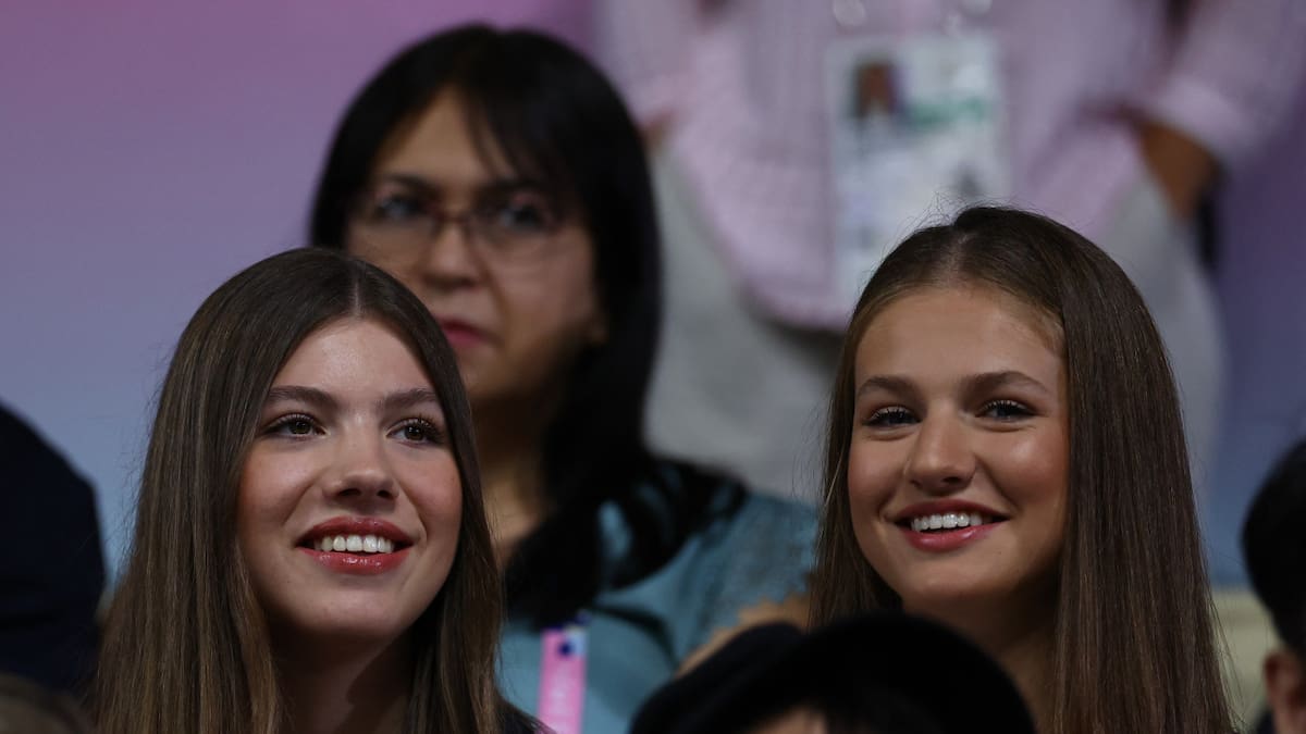 Princesa Leonor y la infanta Sofía.Foto: Reuters.