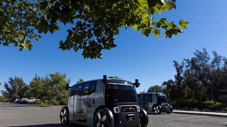 Zoox, el robotaxi del futuro diseñado por Amazon. Foto: Reuters.