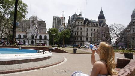Calor en la Ciudad de Buenos Aires