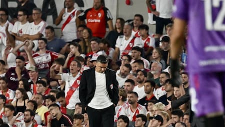 Marcelo Gallardo; River Plate vs Estudiantes de La Plata. Foto: NA/Juan Foglia