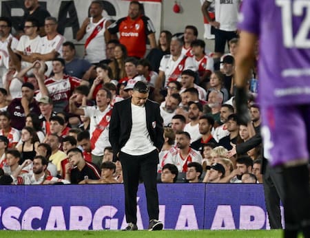 Marcelo Gallardo; River Plate vs Estudiantes de La Plata. Foto: NA/Juan Foglia