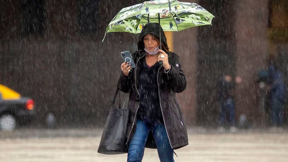 A qué hora deja de llover, según el Servicio Meteorológico Nacional. Foto. NA