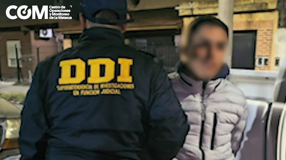 Detención de un joven por el crimen de una mujer en Villa Luzuriaga.