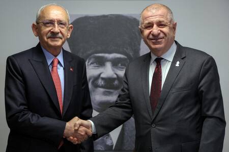 Kemal Kiliçdaroglu y Ümit Özdag. Foto: Reuters.