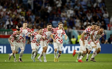 Croacia venció a Japón por penales; Qatar 2022. Foto: Reuters.