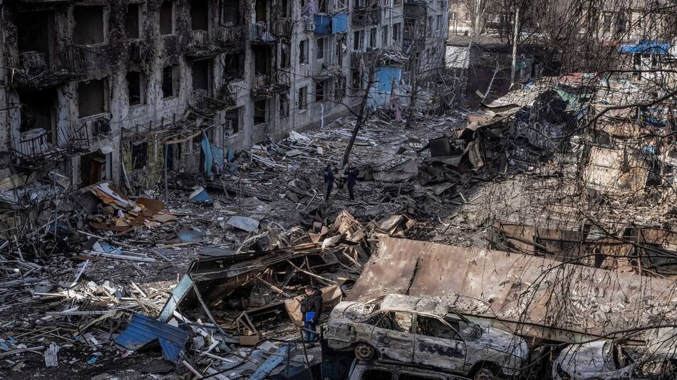 Destrozos en Ucrania por los ataques rusos. Foto: Reuters/Nadia Karpova