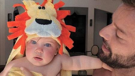 Ricky Martin mostró a su hija Lucía, Instagram